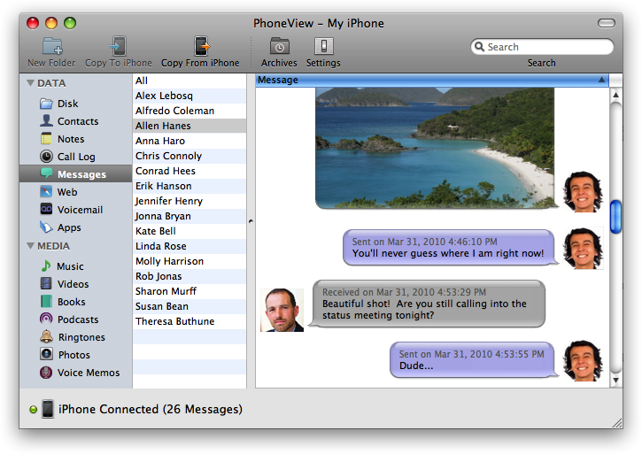 Download Sms Messages From Iphone To Mac